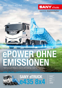 SANY eTRUCK e435 Prospekt DE