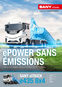 SANY eTRUCK e435 Brochure FR