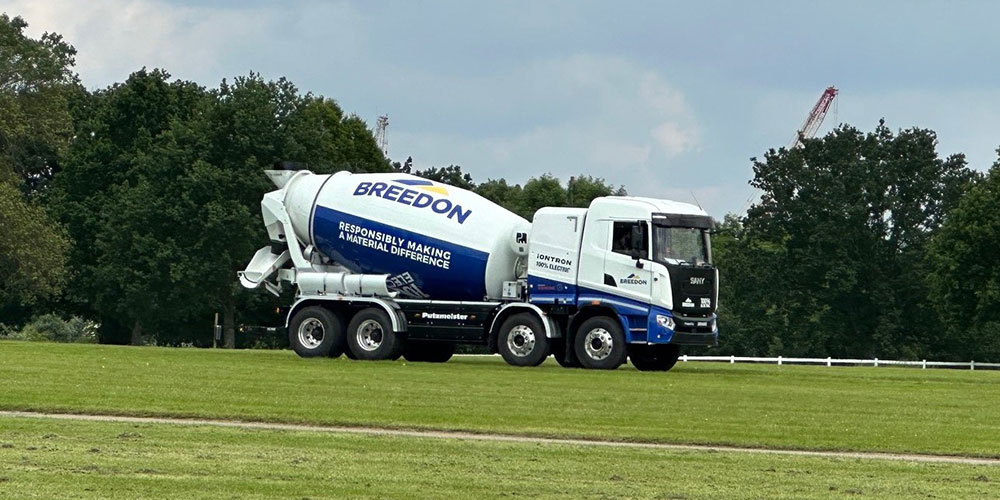 Sany eTruck Breedon-Group UK