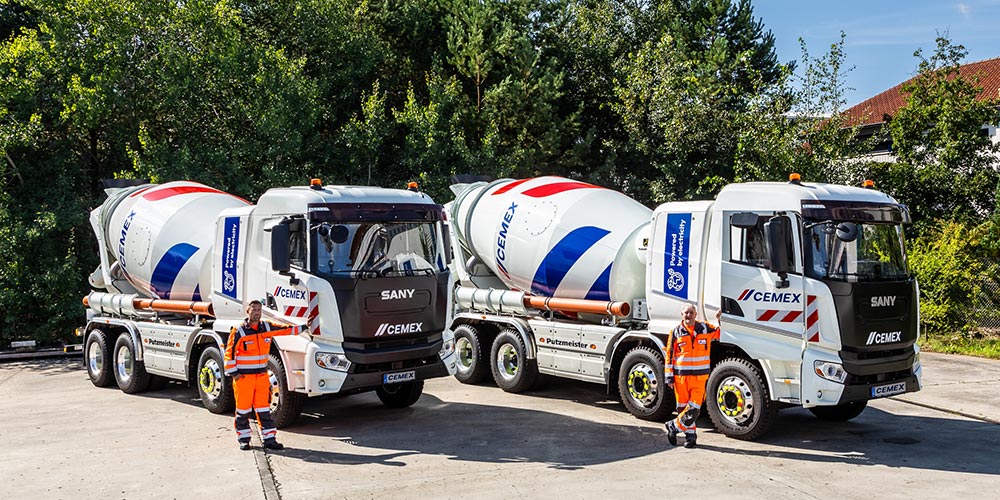 Sany eTruck in Berlin, Cpmpany Cemex